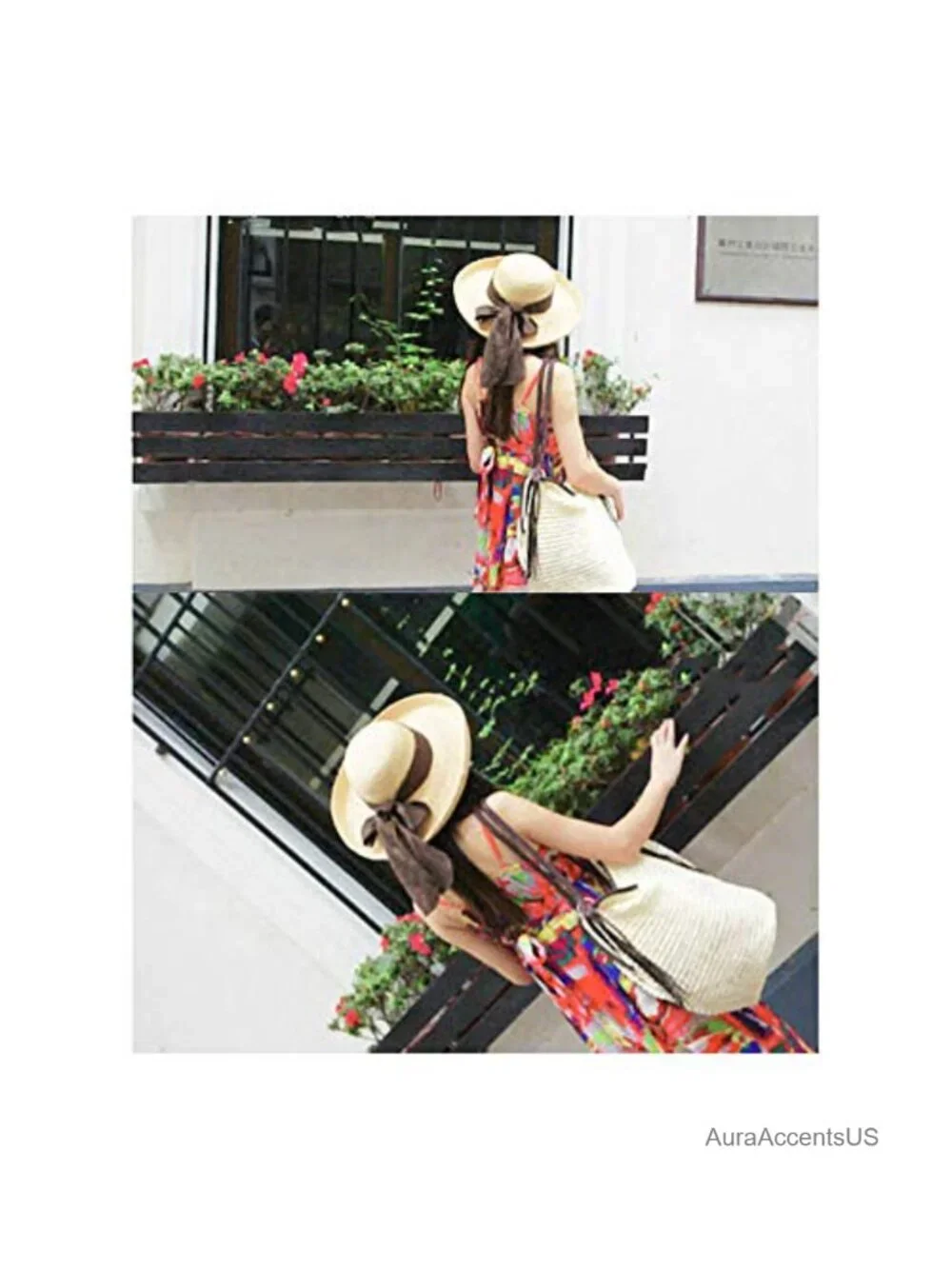 Straw Shoulder Bag with Leather Tassels Boho Tote Handbag